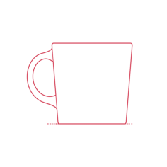 Objects Coffee Mugs Ikea Dinera Mug Outline Svg Vector, Free Vectors File